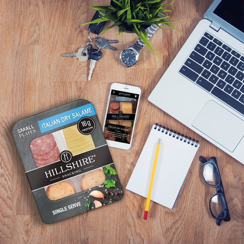 slide 4 of 4, Hillshire Farm Hillshire Snacking Small Plates Italian Dry Salami - 2.76oz, 2.76 oz