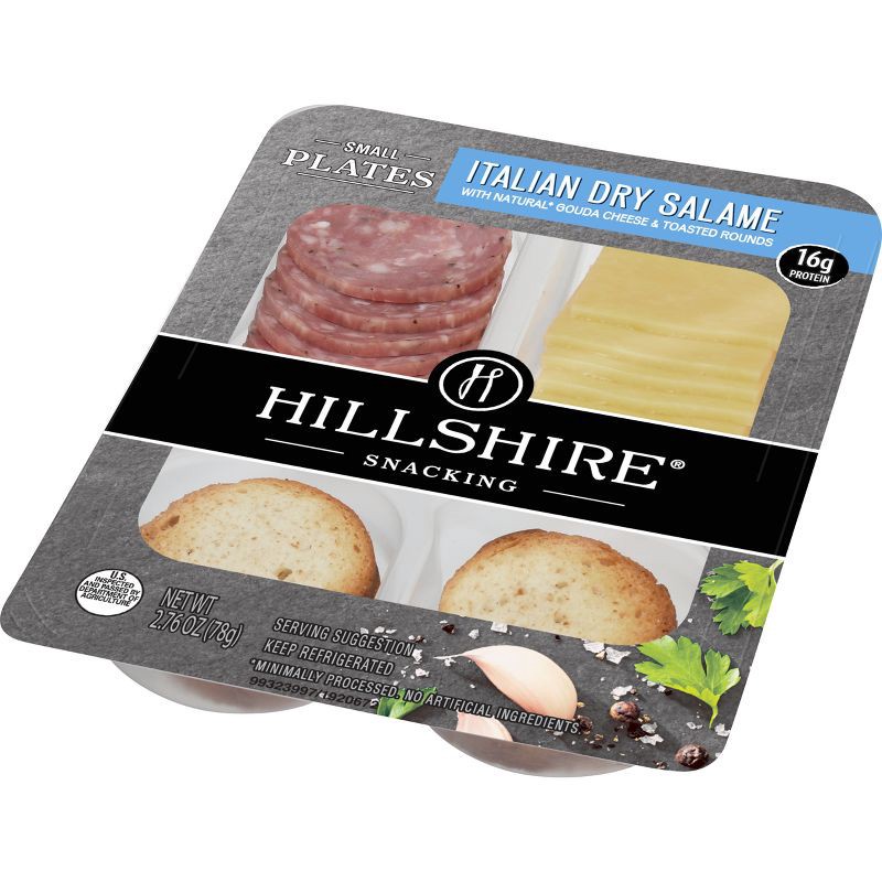 slide 6 of 7, Hillshire Farm Hillshire Italian Dry Salami Small Plates - 2.76oz, 2.76 oz