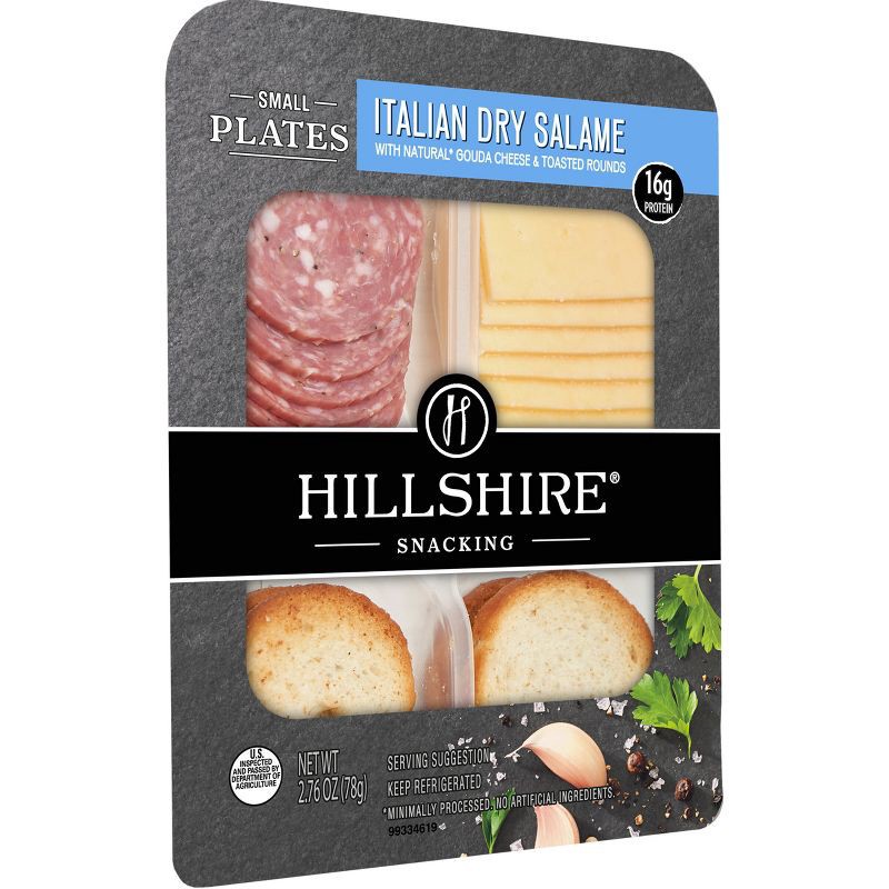 slide 7 of 7, Hillshire Farm Hillshire Snacking Small Plates Italian Dry Salami - 2.76oz, 2.76 oz
