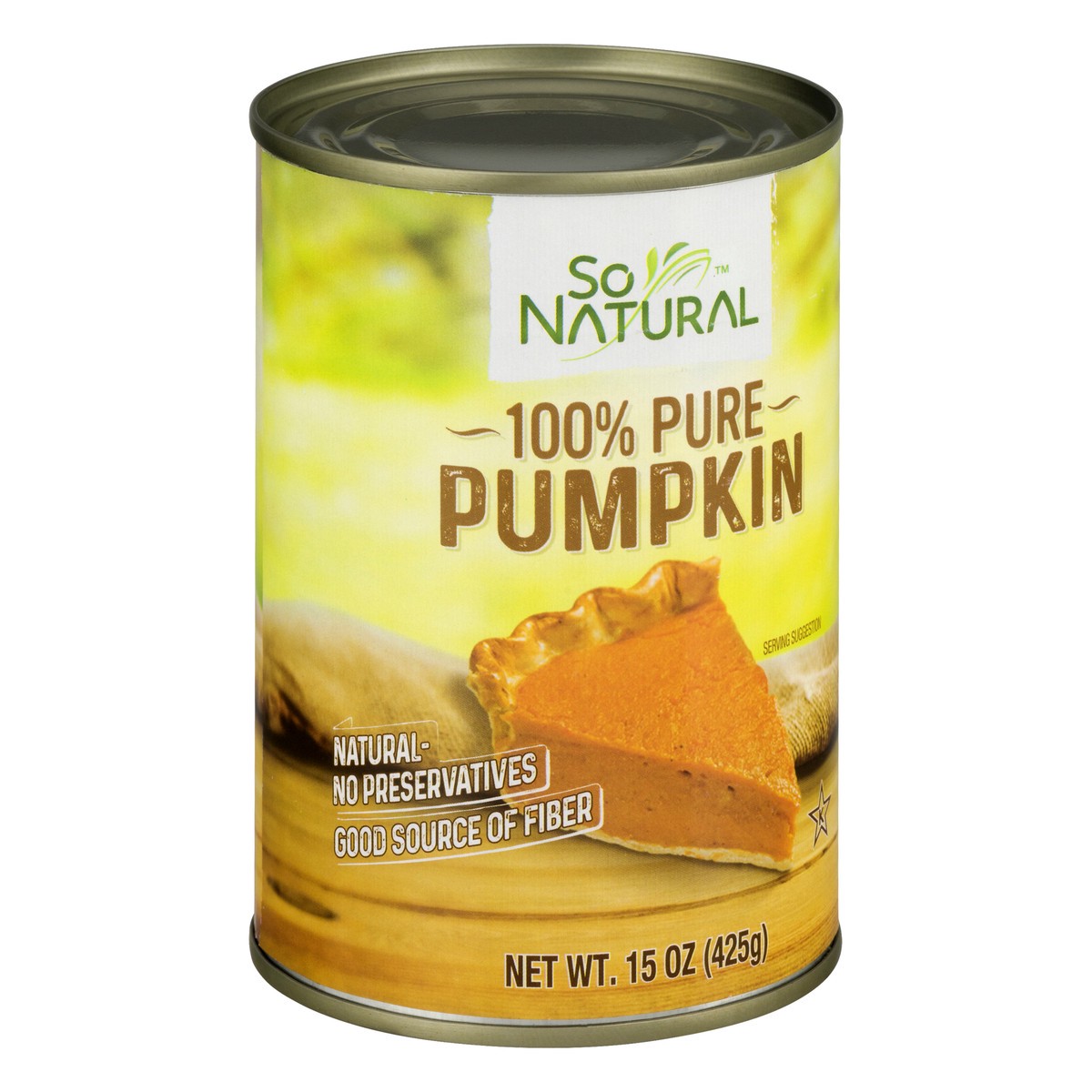 slide 9 of 13, SoNatural 100% Pure Pumpkin 15 oz, 15 oz