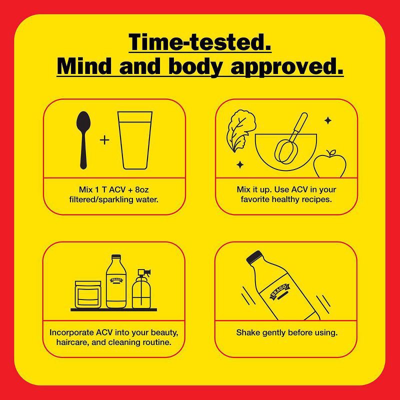 slide 5 of 8, Bragg Organic Apple Cider Vinegar - 32 fl oz, 32 fl oz