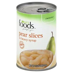 Lowes Foods Pear Slices In Heavy Syrup