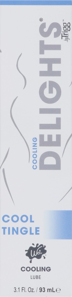 slide 4 of 14, Wet Delights by Trigg Cool Tingle Lubricant 3.1 fl oz, 3.10 fl oz