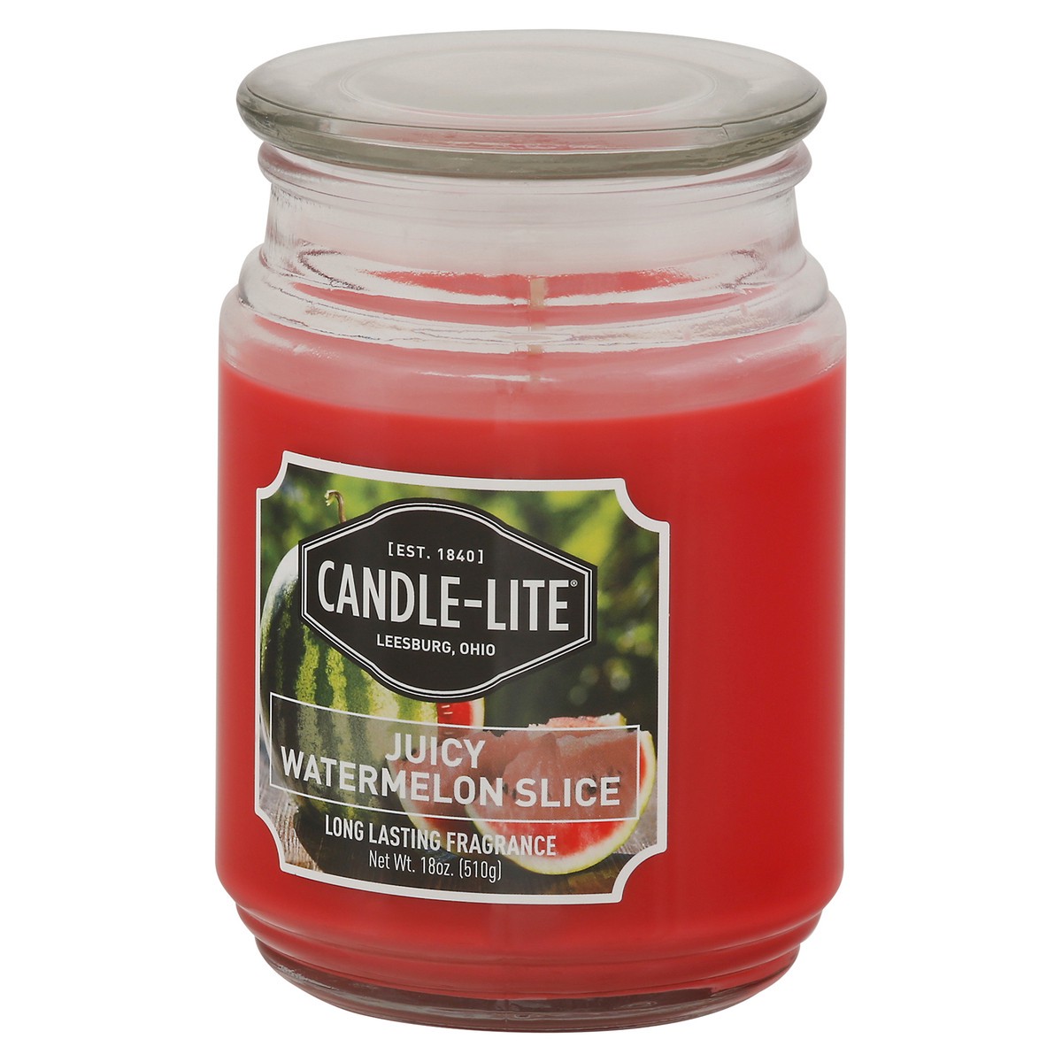 slide 8 of 9, Candle-Lite EDES Juicy Watermelon Slice Jar, 18 oz