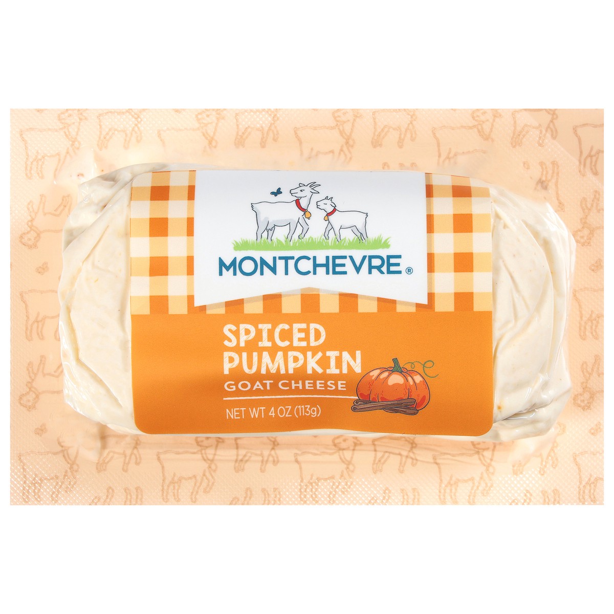 slide 1 of 4, Montchevre Spiced Pumpkin Goat Cheese 4 oz, 4 oz