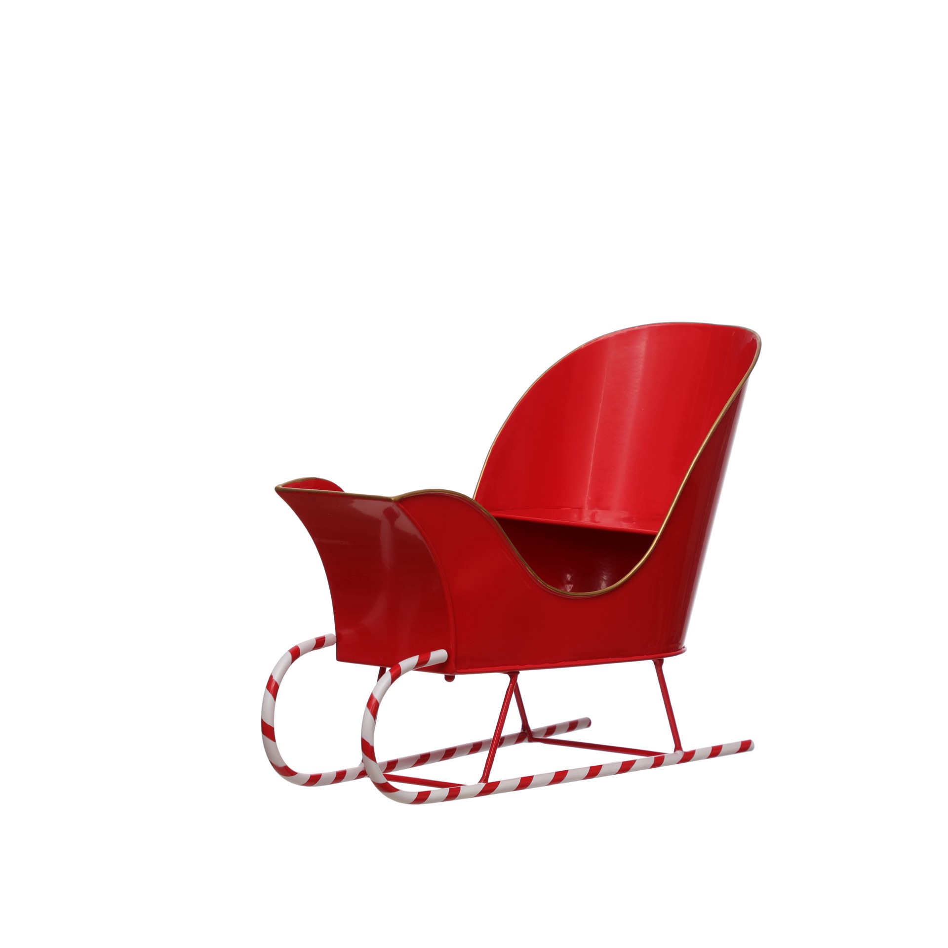 slide 2 of 3, 16" Red Peppermint Sled Tabletop Accent By Ashland, 16 in