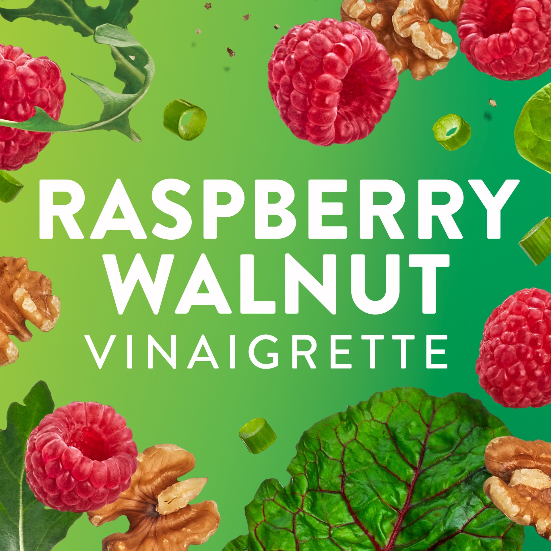 slide 3 of 6, Wish-Bone Light Raspberry Walnut Vinaigrette Salad Dressing- 15 fl oz, 15 fl oz