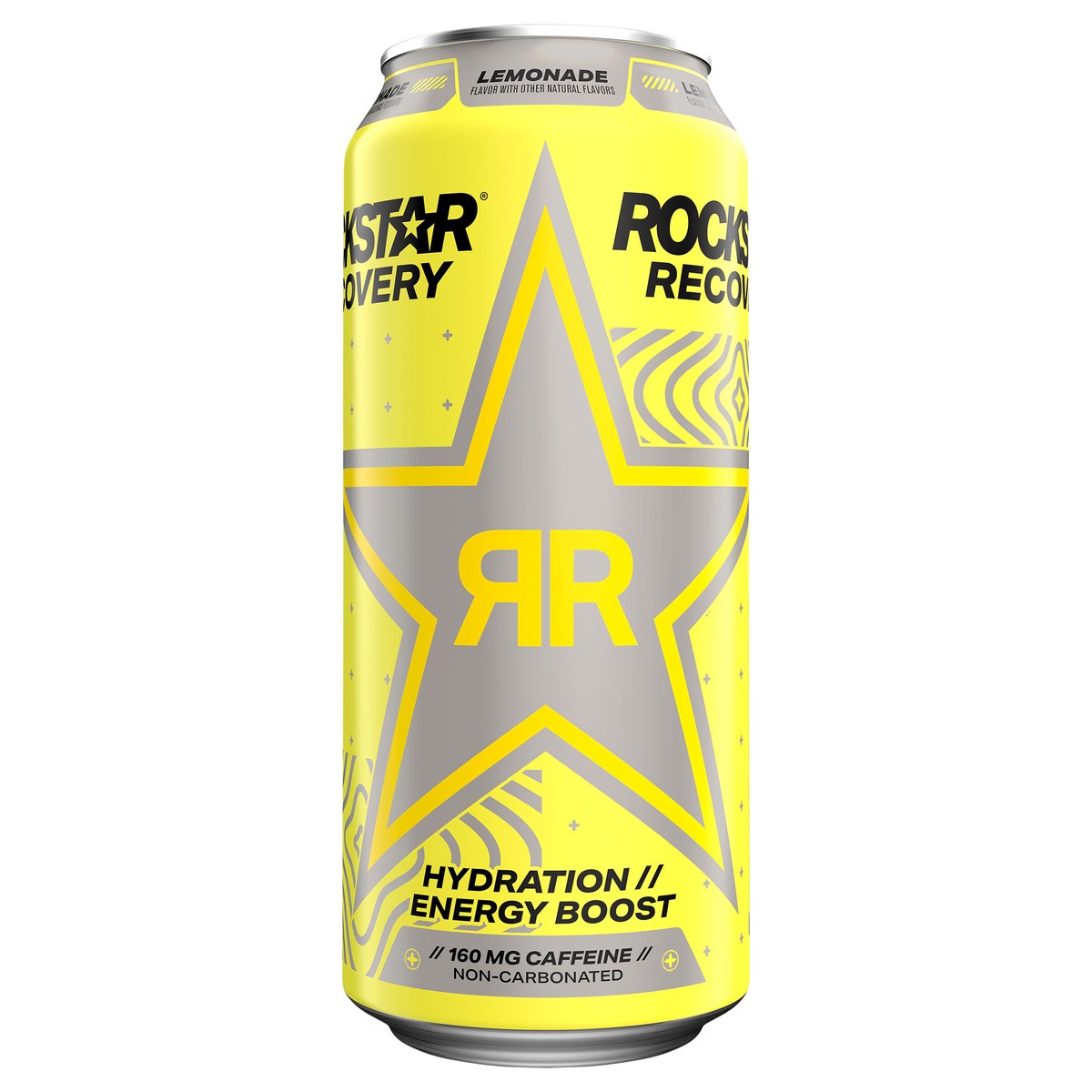 slide 1 of 1, Rockstar Recovery Energy Drink Lemonade 16 Fl Oz, 16 fl oz
