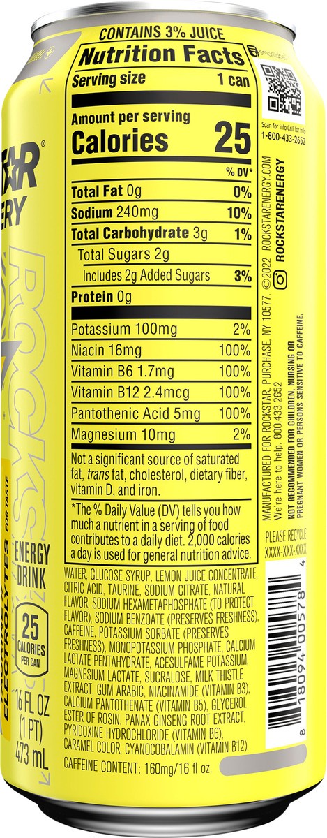 slide 6 of 10, Rockstar Energy Drink, 16 fl oz