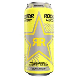 Rockstar Energy Drink, Lemonade, Recovery - 16 oz