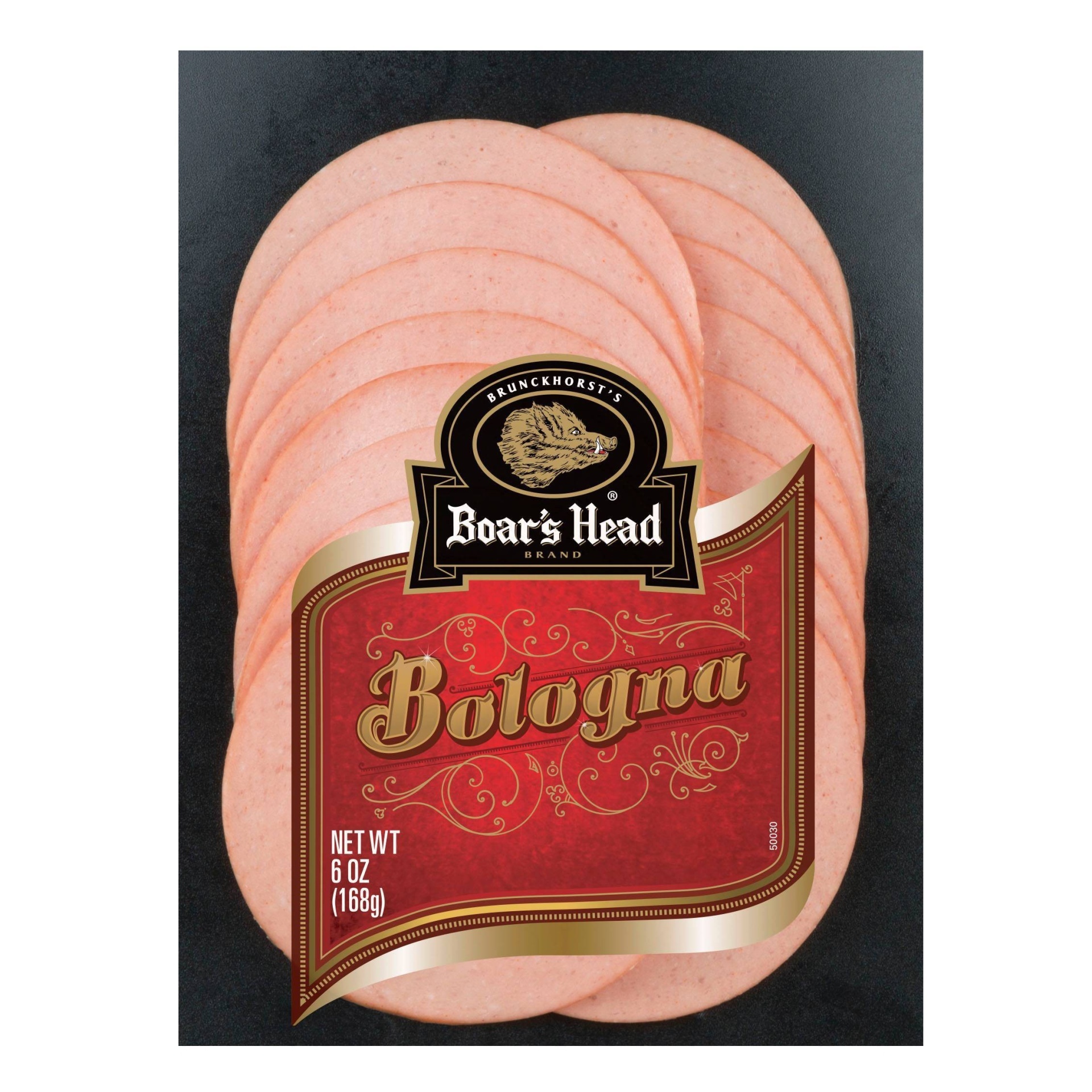 slide 1 of 1, Boar's Head Bologna, 6 oz