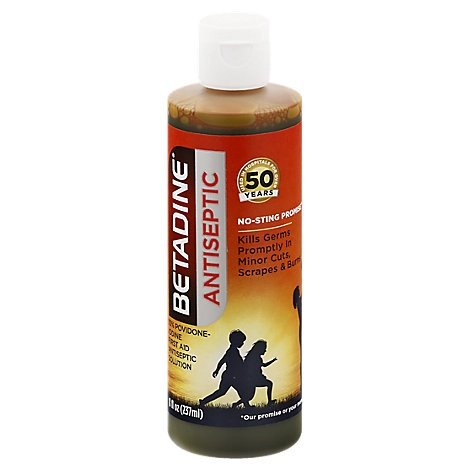 slide 1 of 1, Betadine First Aid Solution, 8 fl oz