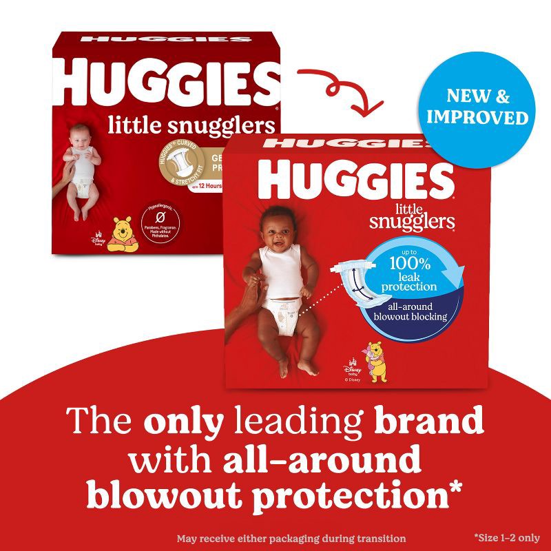 slide 12 of 12, Huggies Little Snugglers Disposable Diapers - Size 4 - 66ct, 66 ct