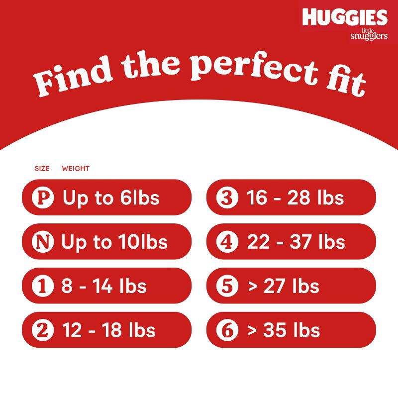 slide 6 of 12, Huggies Little Snugglers Disposable Diapers - Size 4 - 66ct, 66 ct