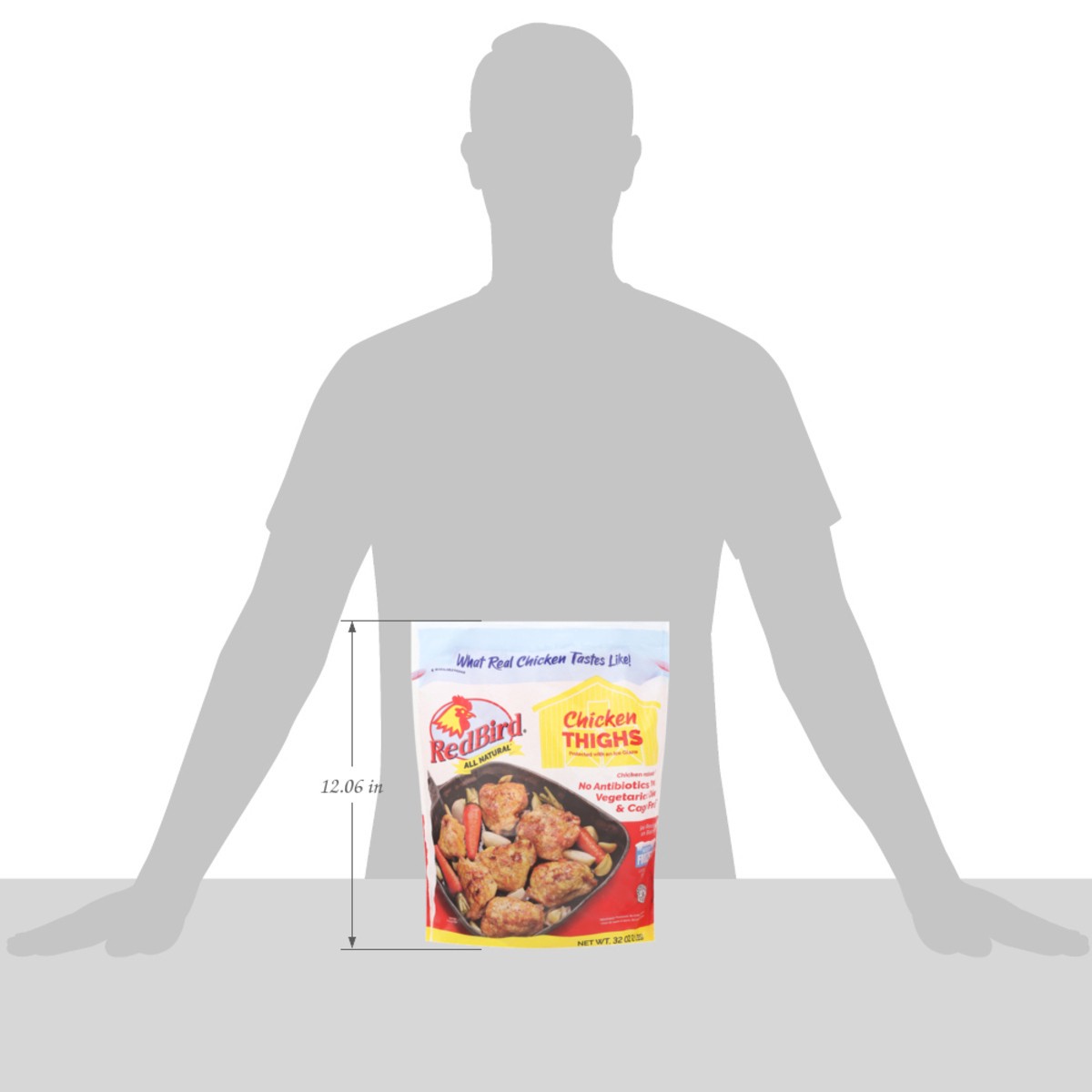 slide 5 of 14, Red Bird Chicken Thigh 32 oz, 1 ct