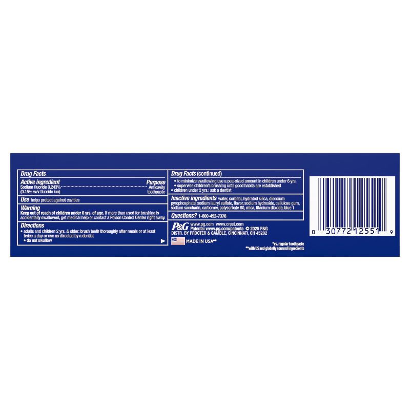 slide 10 of 11, Crest 3D White Advanced Arctic Fresh Teeth Whitening Toothpaste - 3.3oz, 3.3 oz