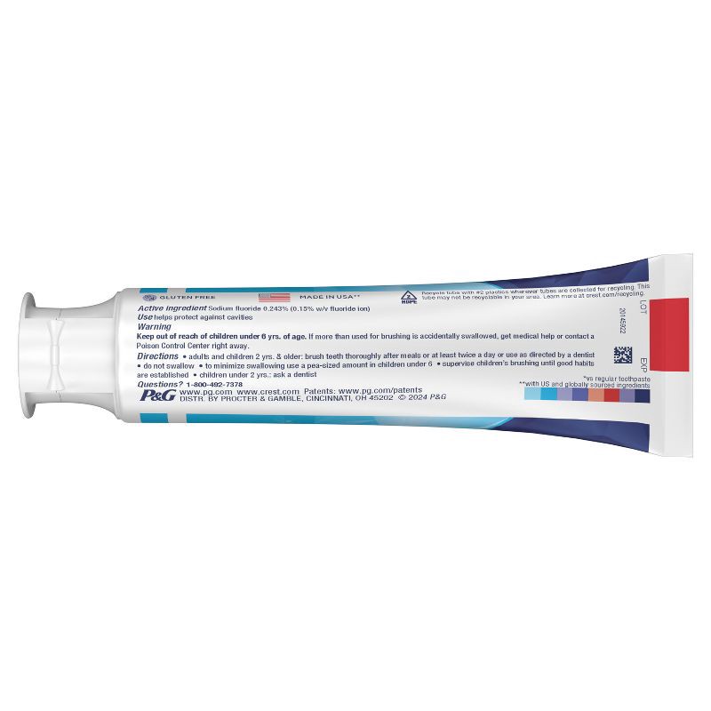 slide 9 of 10, Crest 3D White Advanced Arctic Fresh Teeth Whitening Toothpaste - 3.3oz, 3.3 oz