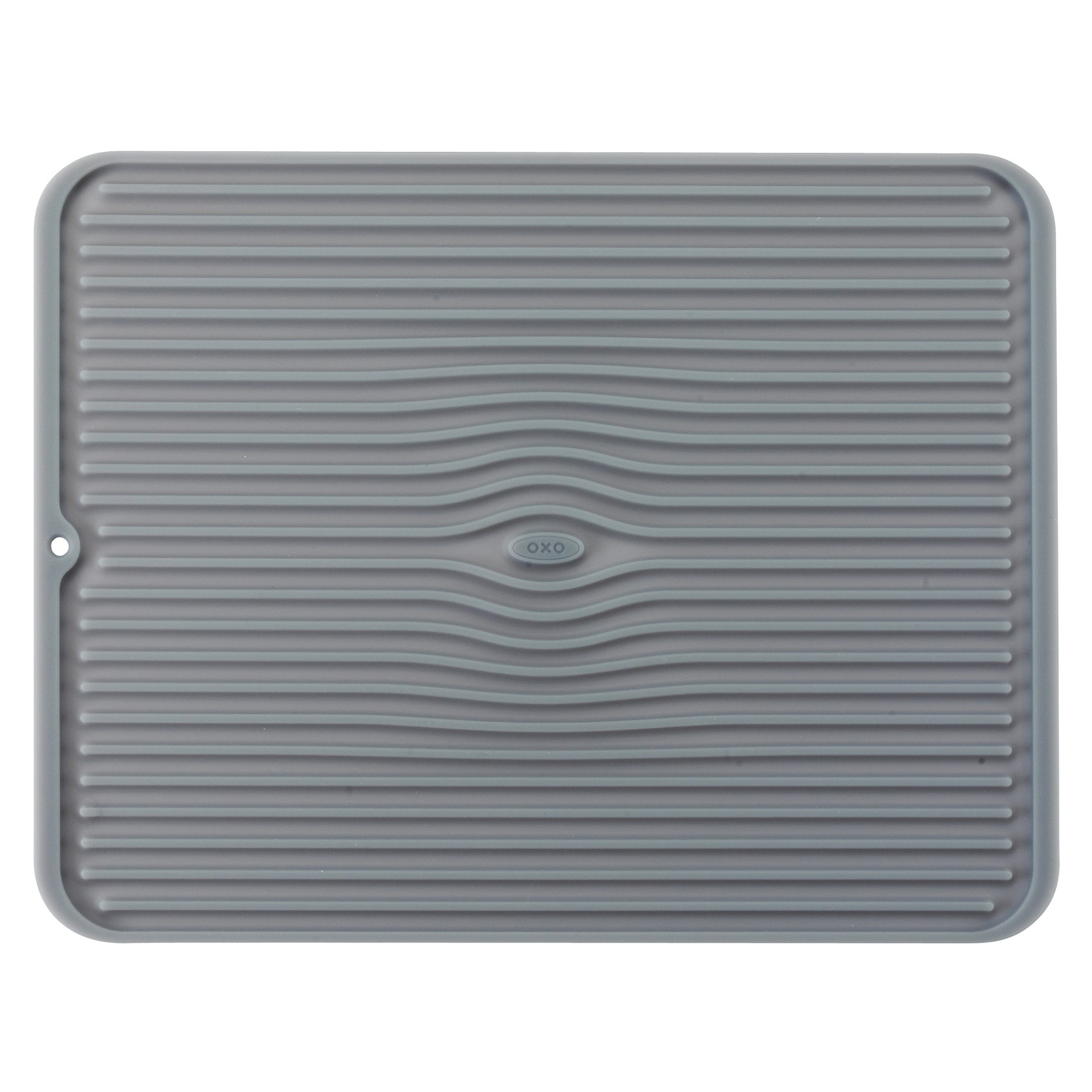 slide 1 of 2, OXO Silicone Dish Drying Mat - Gray (Large), 1 ct