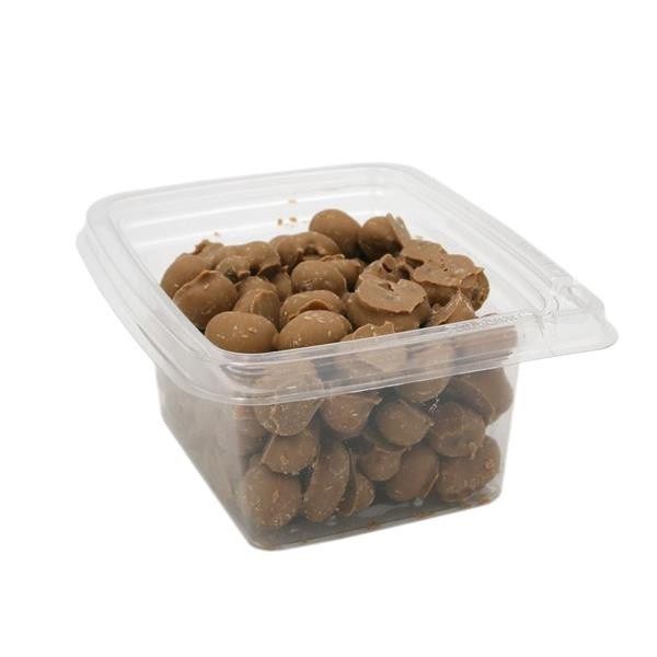 slide 1 of 1, Hy-Vee Double Dipped Pb Chocolaty Peanuts, 11 oz