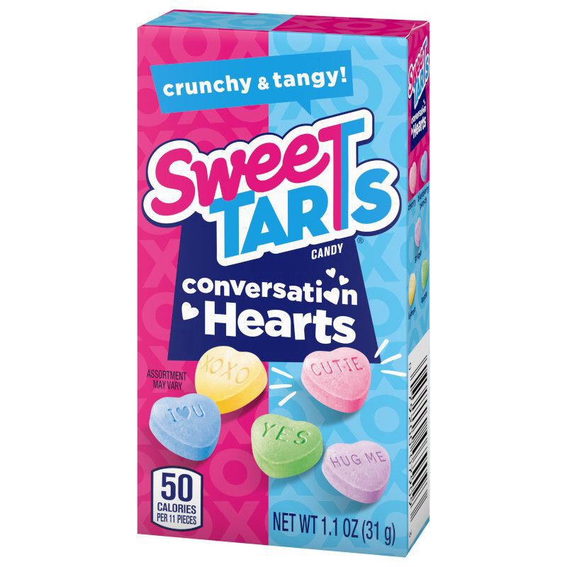 slide 3 of 4, SweeTARTS Conversation Hearts 1.1 oz, 1.1 oz