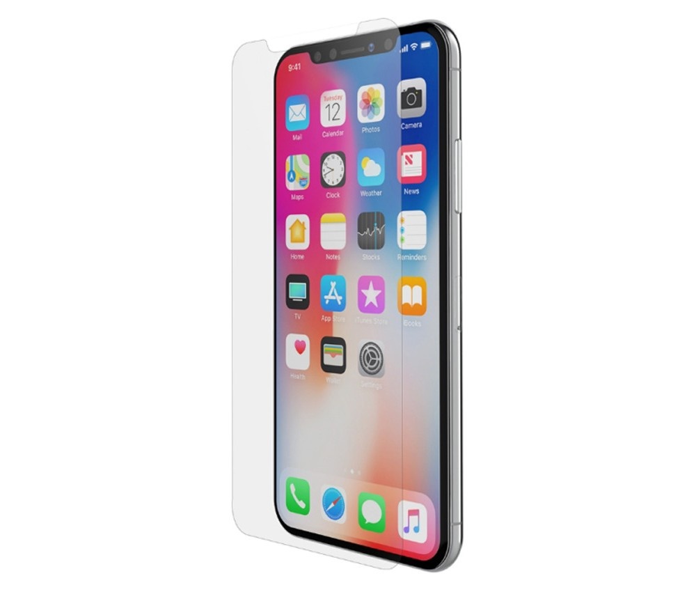 slide 2 of 3, Belkin iPhone X - Tempered Glass Screen Protector, 1 ct