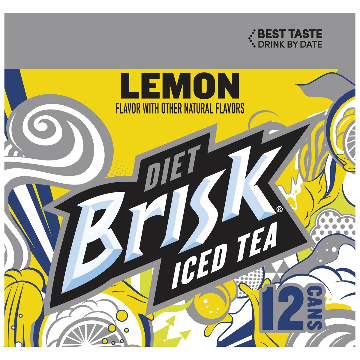 slide 4 of 4, Brisk Iced Tea - 144 fl oz, 12 ct; 12 fl oz