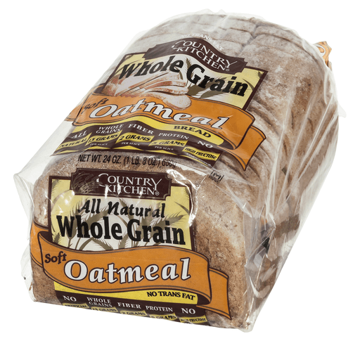 slide 3 of 8, Country Kitchen Whole Grain Soft Oatmeal Bread, 24 oz