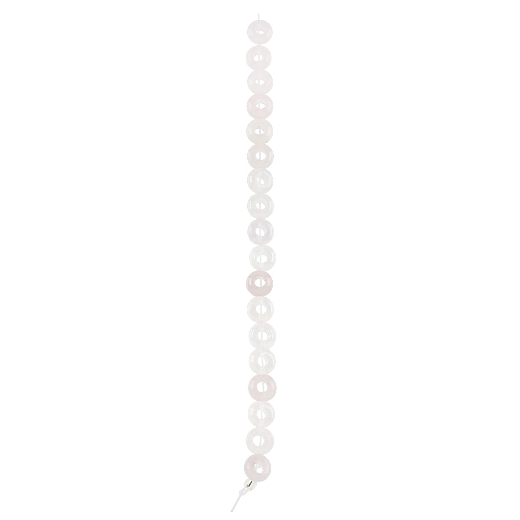 slide 2 of 2, Rose Quartz Donut Beads, 10mm By Bead Landing, 10mm
