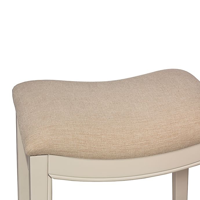 slide 2 of 2, Hillsdale Kenton Backless Counter Stool - White, 26 in