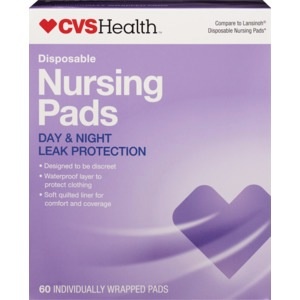 slide 1 of 1, CVS Health Disposable Nursing Pads, 60 ct