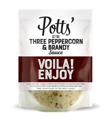 Potts Peppercorn Sauce with Brandy Bag