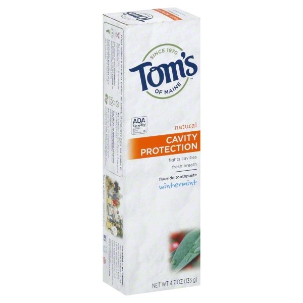 slide 1 of 1, Tom's of Maine Toothpaste, Fluoride, Wintermint, 4.7 oz