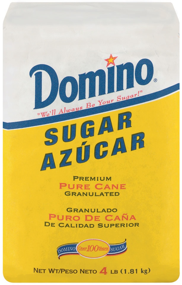 slide 1 of 3, Domino Premium Pure Cane Granulated Sugar, 4 lb