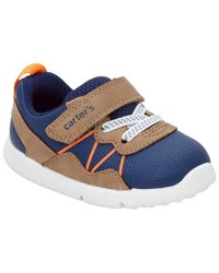 Carter's Carters Baby Athletic Every Step Sneakers Brown, Navy 3.5