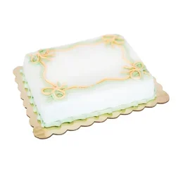 Baker Maid Buttercream Chocolate Vintage Bows Cake