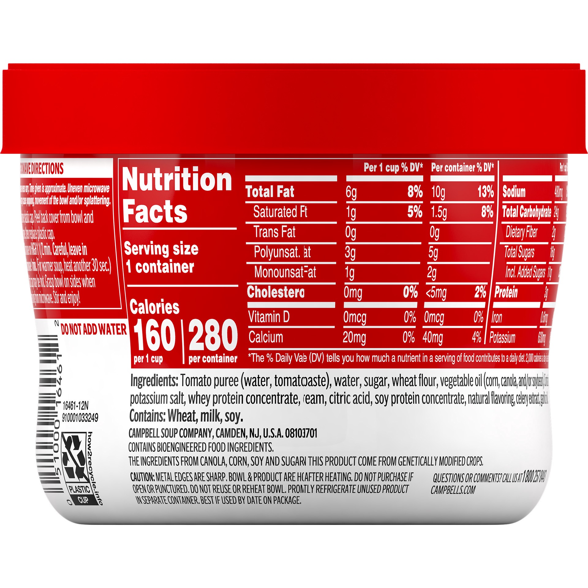 slide 5 of 5, Campbell's Creamy Tomato Soup, 15.400 oz