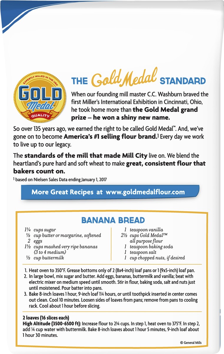 slide 4 of 9, Gold Medal All Purpose Flour, 5 lb., 5 lb