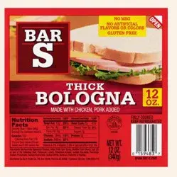 Bar S Bar-S Thick Bologna