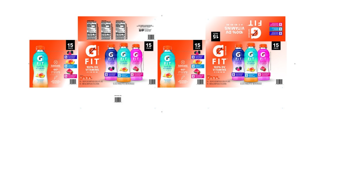 slide 3 of 11, Gatorade G Fit Electrolyte Beverage, Variety, 16.9 Fl Oz, 15 Count, 15 x 16.9 oz