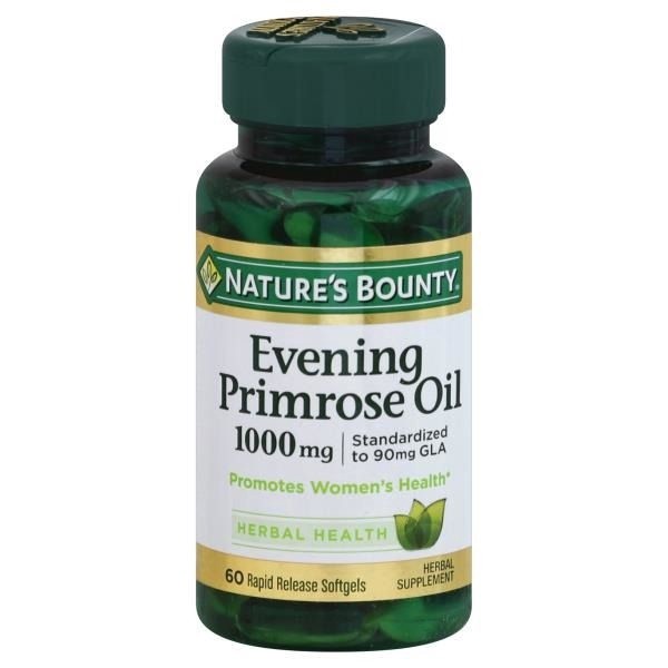 slide 1 of 1, Nature's Bounty Evening Primrose Oil Dietary Supplement Softgels, 60 ct