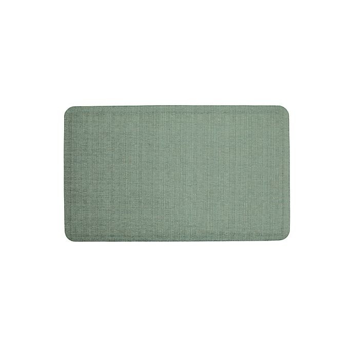 slide 1 of 5, Mohawk Home Intrigue Jacquard Kitchen Mat - Aqua, 18 in x 30 in