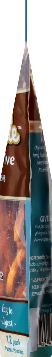 slide 8 of 9, Fieldcrest Farms Nothin' to Hide 12 Pack Rings & Bones Premium Beef Flavor Dog Chews 12 ea, 12 ct