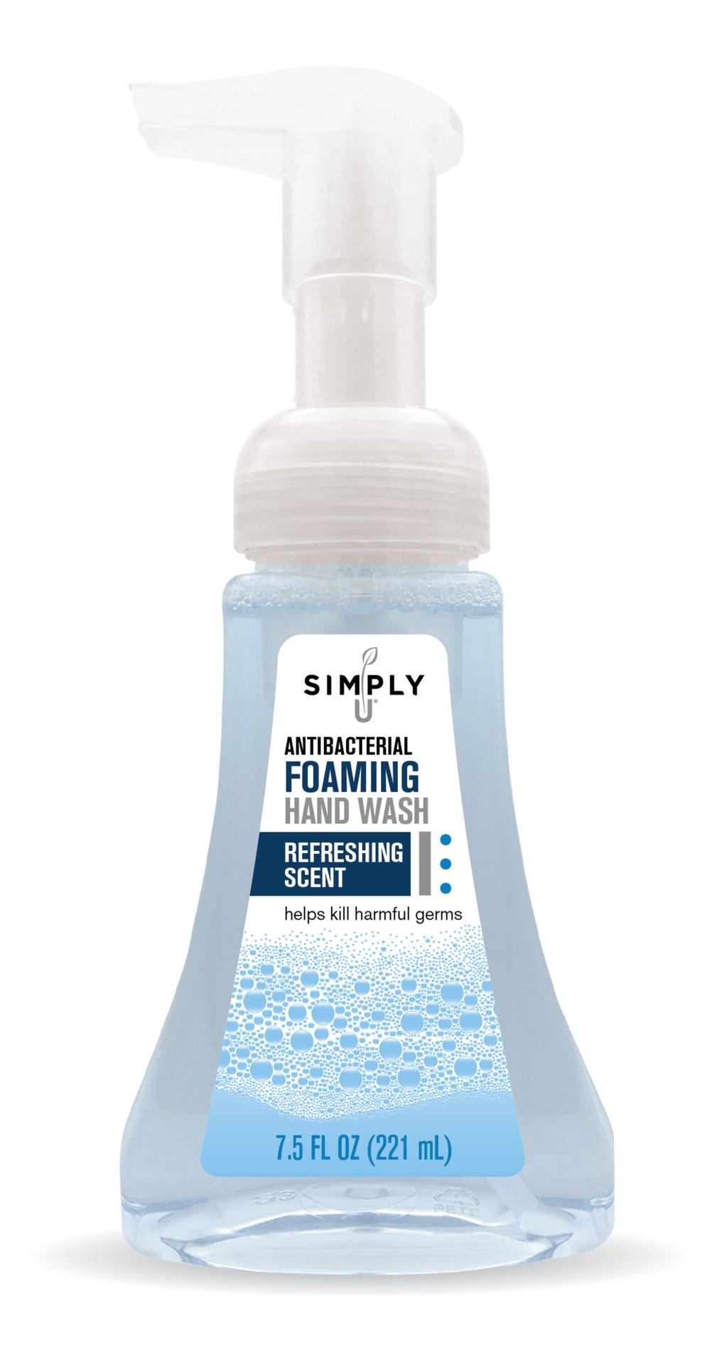 slide 1 of 1, Simply U Refresh Scent Anti Bacterial Foaming Hand Soap, 7.5 fl oz