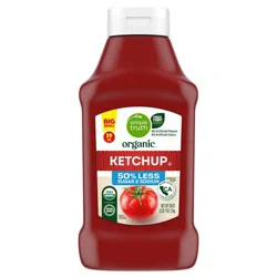 Simple Truth Organic 50% Less Sugar & Sodium Tomato Ketchup - 39 oz