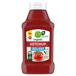 Simple Truth Organic 50% Less Sugar & Sodium Tomato Ketchup - 39 oz