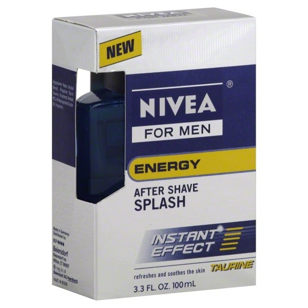 slide 1 of 1, Nivea After Shave, Splash, Instant Effect, Energy, 8.7 oz