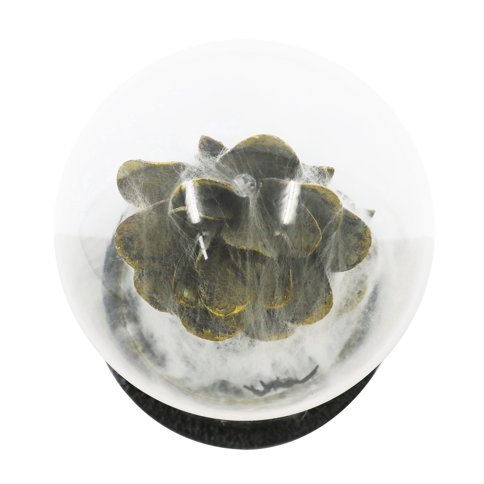 slide 3 of 4, 9" Spider Web-Covered Cloche Tabletop Accent By Ashland, 5.6 in x 5.6 in x 9 in