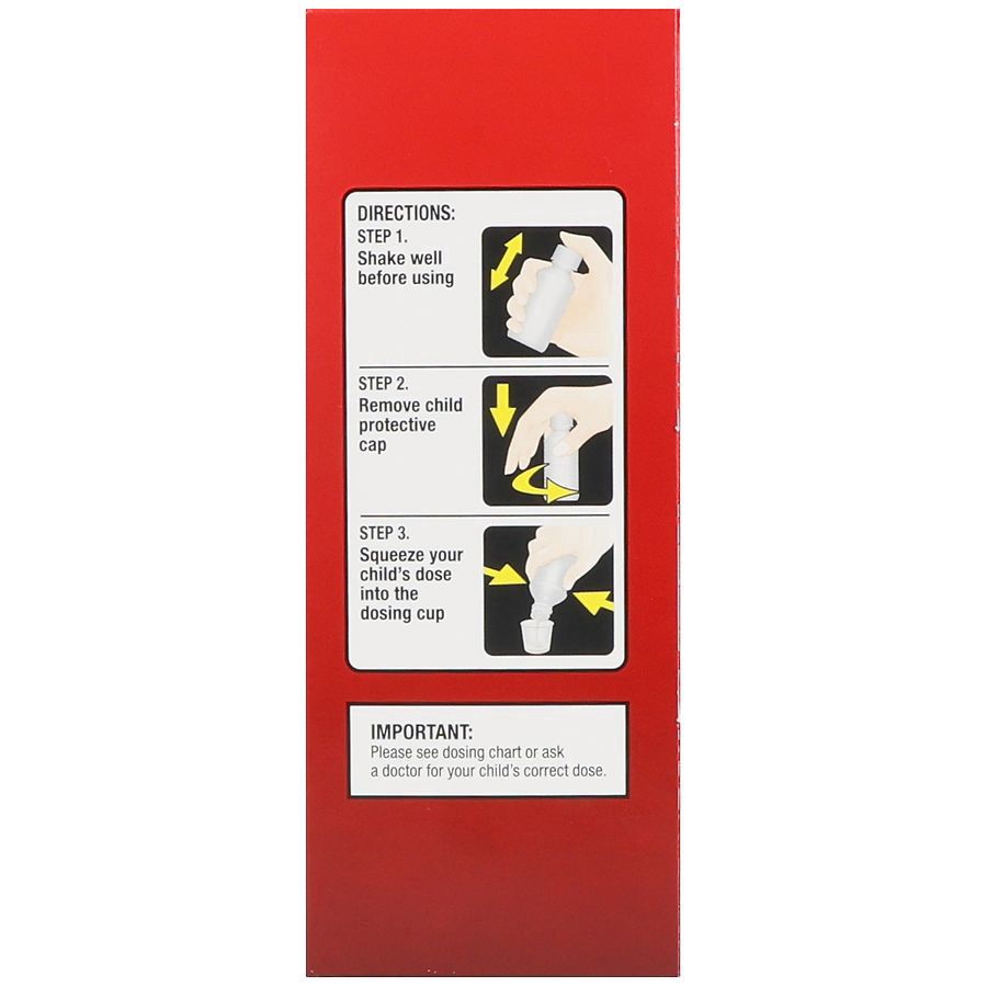 slide 4 of 5, Walgreens Children's Pain & Fever Acetaminophen 160 mg Oral Suspension Dye-Free Cherry, 4 fl oz