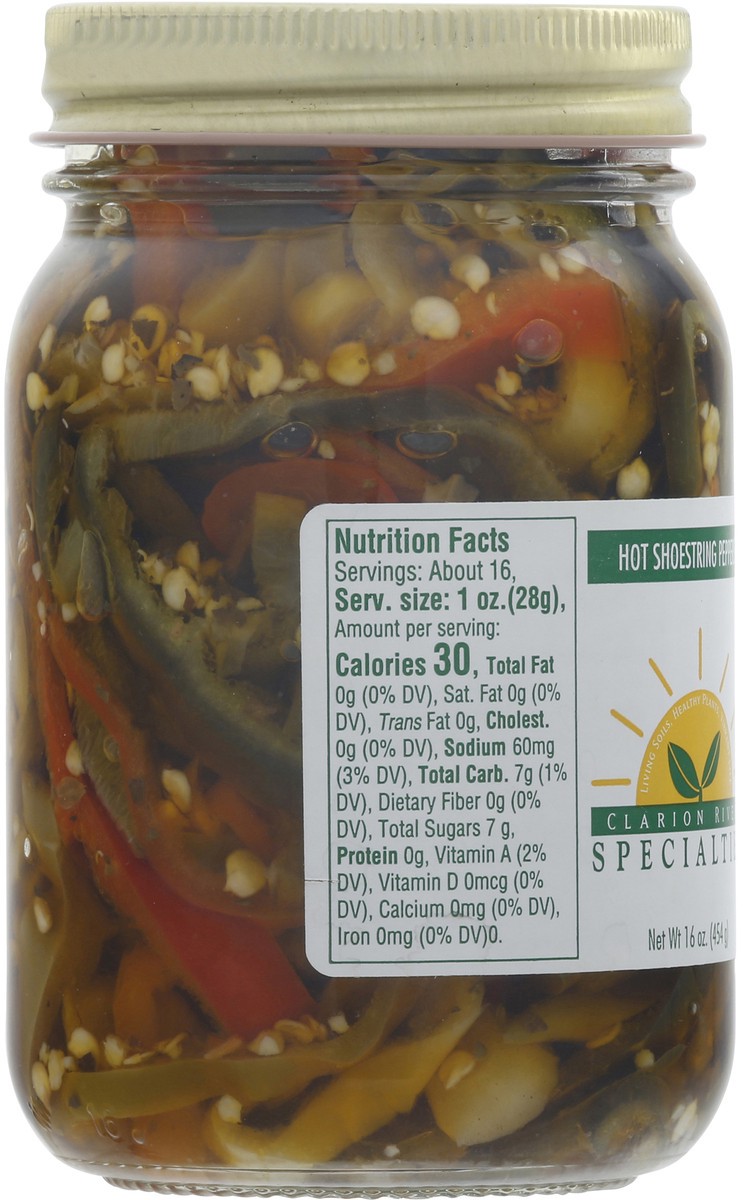 slide 10 of 12, Clarion River Specialties Hot Shoestring Peppers 16 oz, 16 oz
