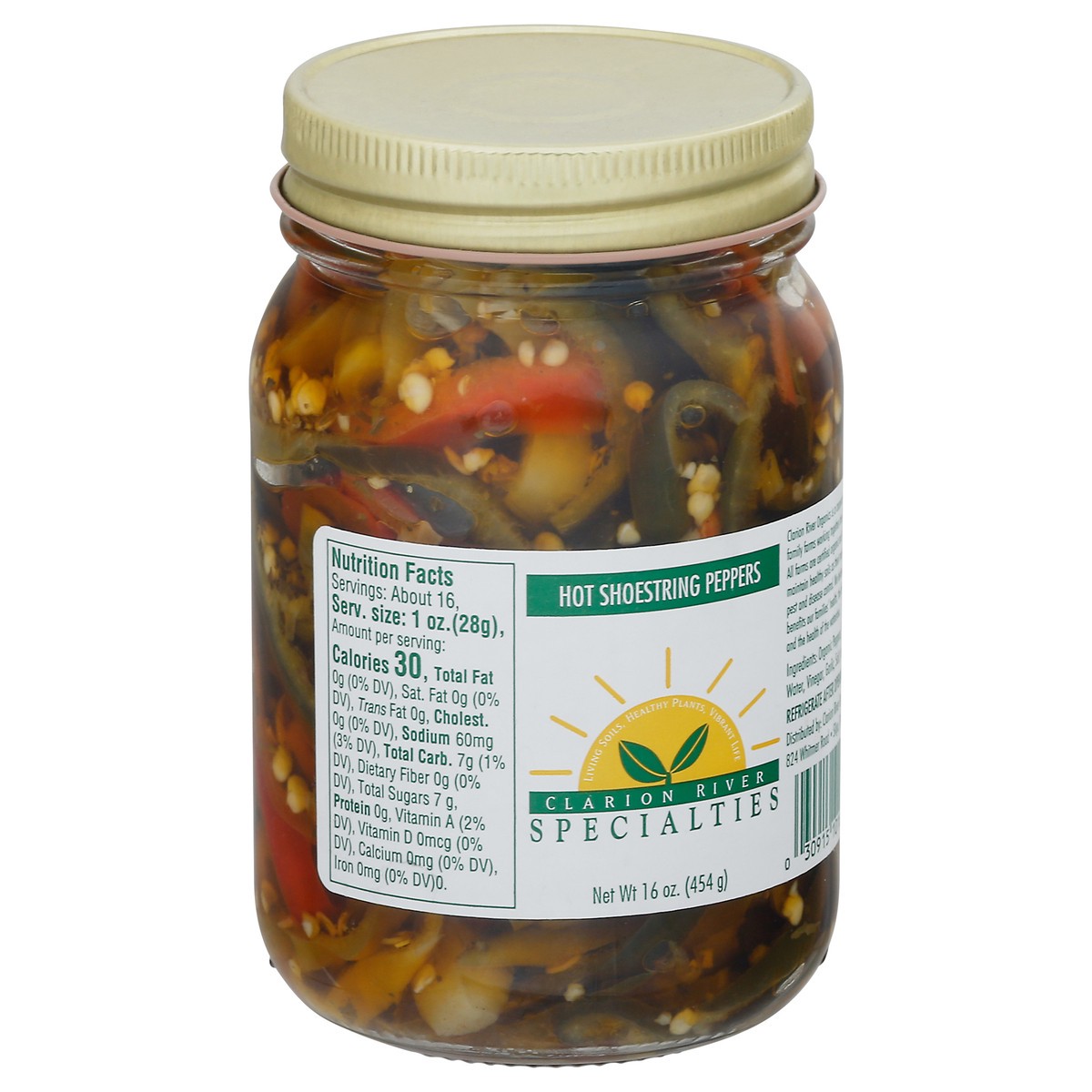 slide 12 of 12, Clarion River Specialties Hot Shoestring Peppers 16 oz, 16 oz